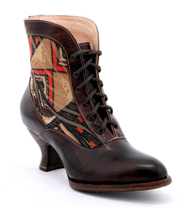 (image for) Jacquelyn Ankle Boot Brown Rustic Old West Fashion